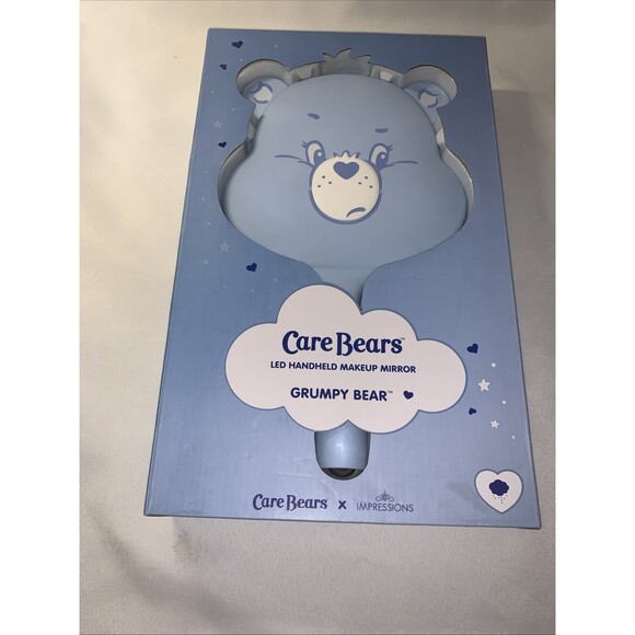 Collectible Mirror Care Bears Led Handheld Makeup Mirror, Cute Grumpy Bear - Picture 7 of 8